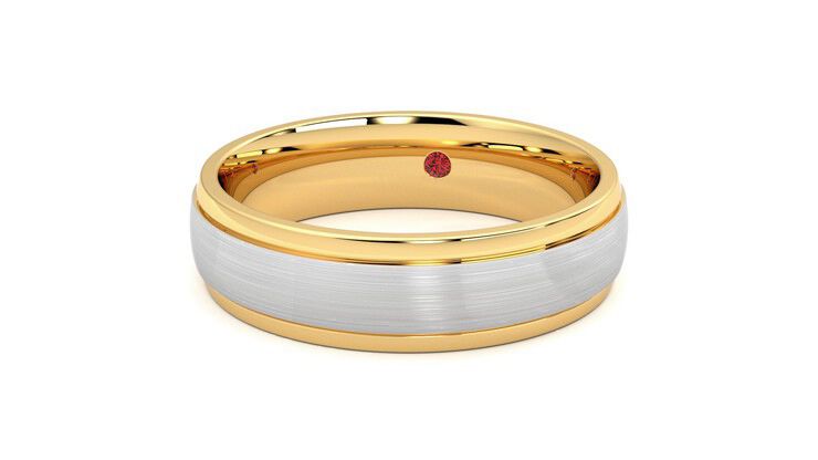 Taylor & Hart Emerson Wedding Ring 360 degree image 27