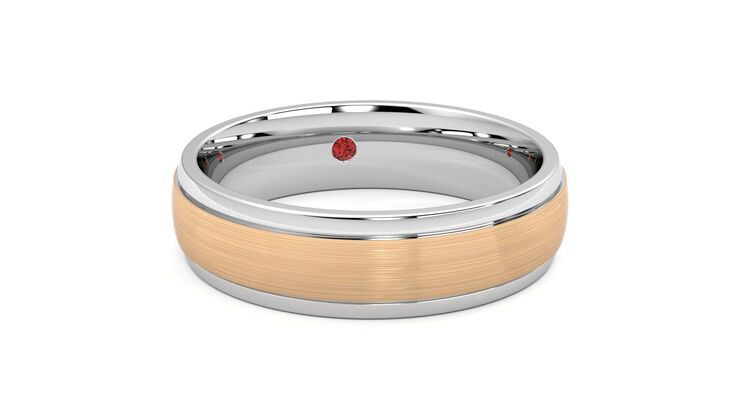 Taylor & Hart Emerson Wedding Ring 360 degree image 3
