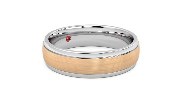 Taylor & Hart Emerson Wedding Ring 360 degree image 6