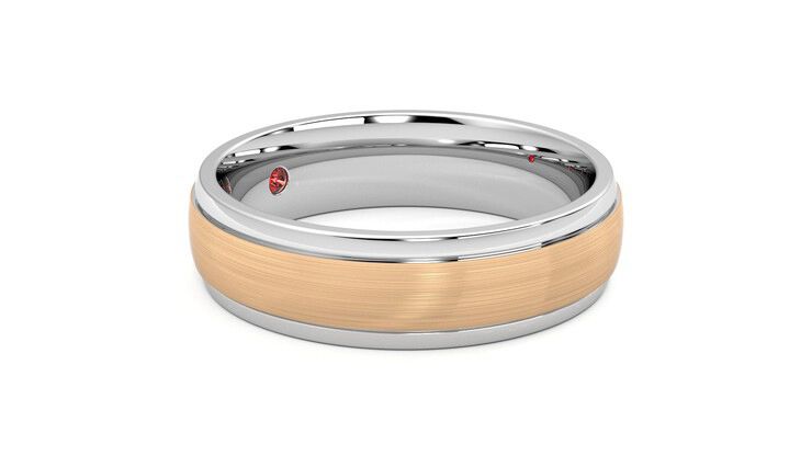 Taylor & Hart Emerson Wedding Ring 360 degree image 7