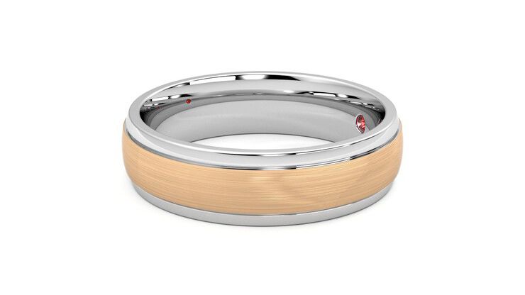 Taylor & Hart Emerson Wedding Ring 360 degree image 22