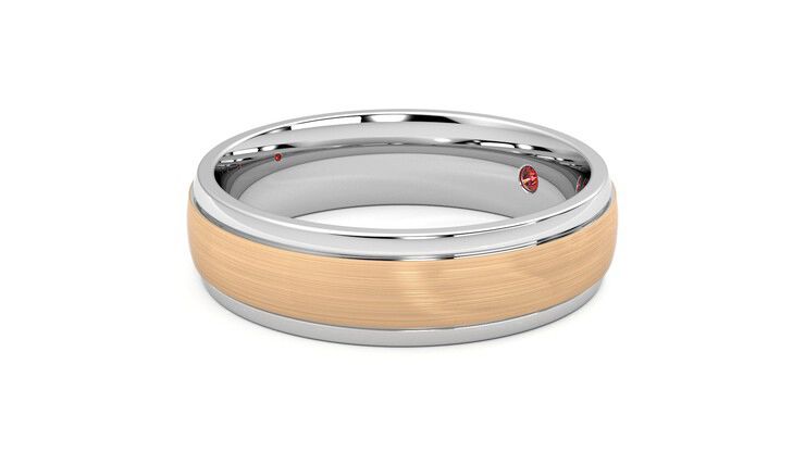 Taylor & Hart Emerson Wedding Ring 360 degree image 23