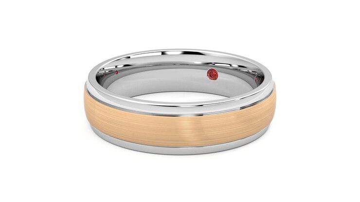 Taylor & Hart Emerson Wedding Ring 360 degree image 25