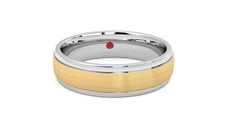 Taylor & Hart Emerson Wedding Ring 360 degree image 2