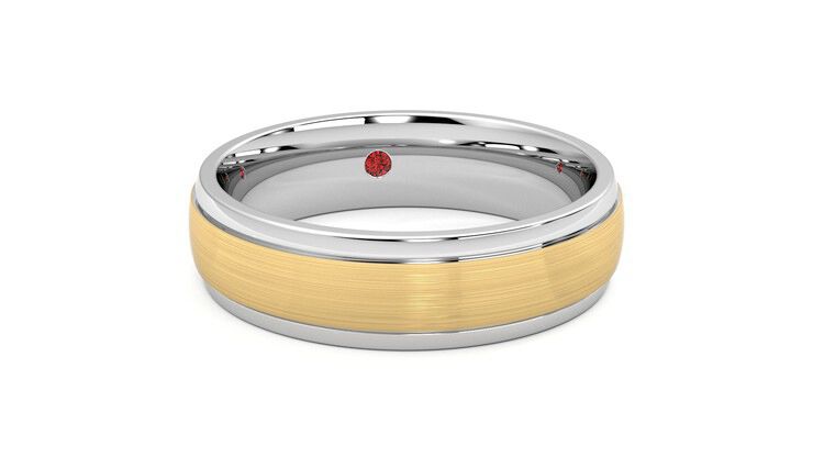 Taylor & Hart Emerson Wedding Ring 360 degree image 3