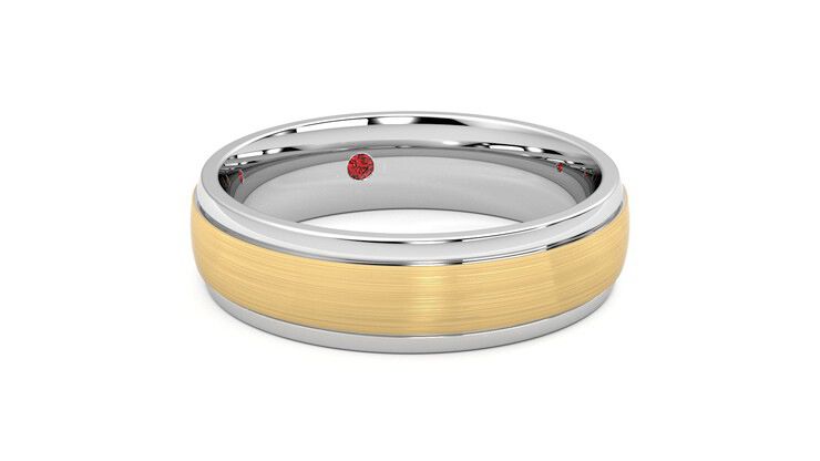 Taylor & Hart Emerson Wedding Ring 360 degree image 4