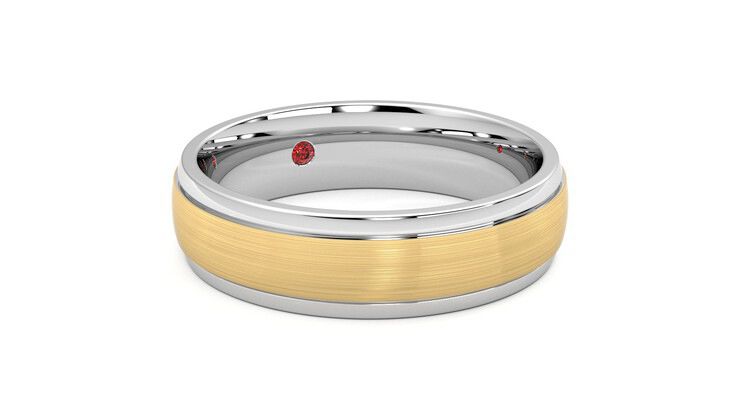 Taylor & Hart Emerson Wedding Ring 360 degree image 5