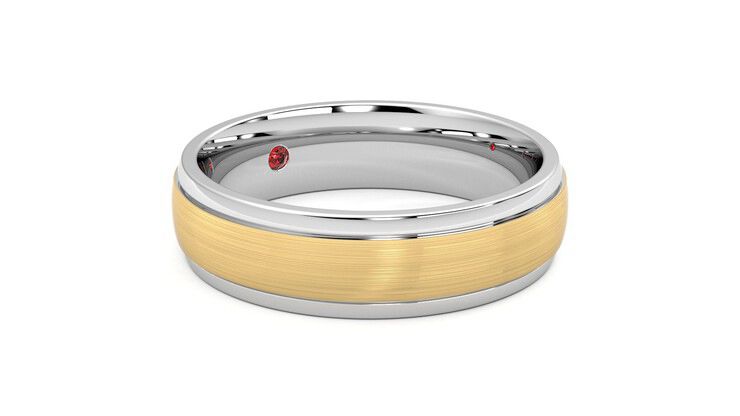 Taylor & Hart Emerson Wedding Ring 360 degree image 6