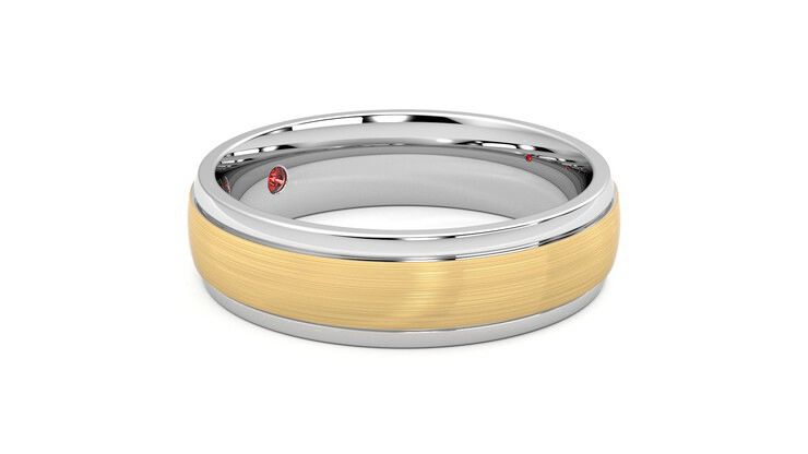 Taylor & Hart Emerson Wedding Ring 360 degree image 7