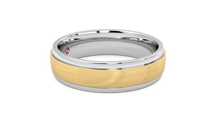 Taylor & Hart Emerson Wedding Ring 360 degree image 8