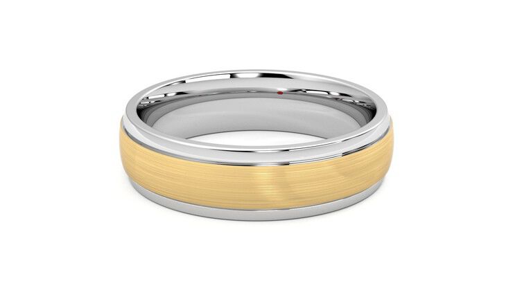 Taylor & Hart Emerson Wedding Ring 360 degree image 13