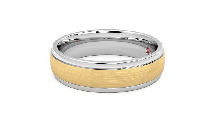 Taylor & Hart Emerson Wedding Ring 360 degree image 22