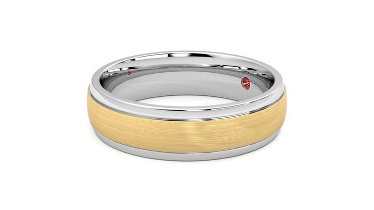 Taylor & Hart Emerson Wedding Ring 360 degree image 23