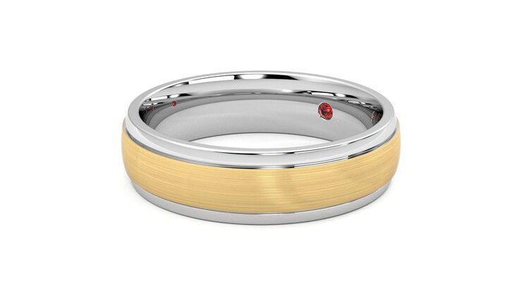 Taylor & Hart Emerson Wedding Ring 360 degree image 24