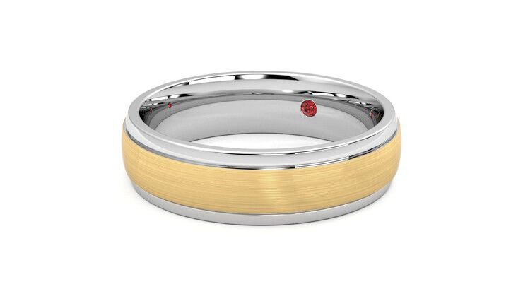 Taylor & Hart Emerson Wedding Ring 360 degree image 25