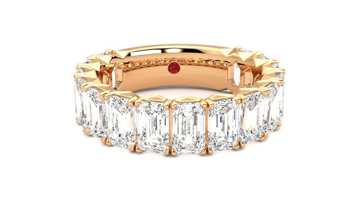Taylor & Hart Everlia Wedding Ring 360 degree image 2