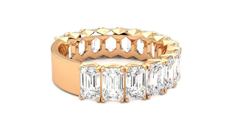 Taylor & Hart Everlia Wedding Ring 360 degree image 11