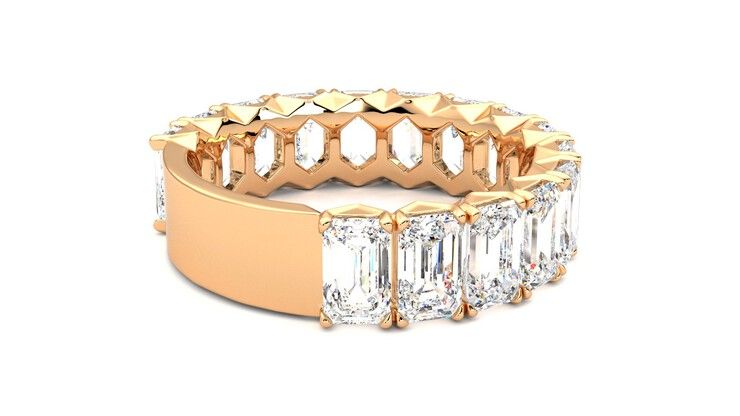 Taylor & Hart Everlia Wedding Ring 360 degree image 12