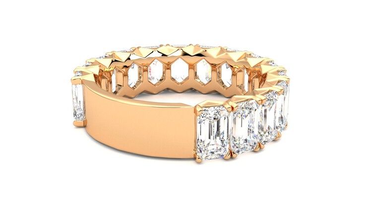 Taylor & Hart Everlia Wedding Ring 360 degree image 13