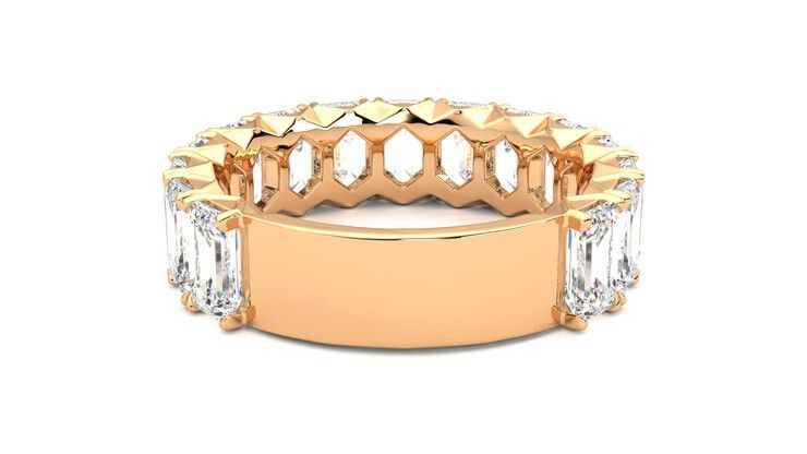 Taylor & Hart Everlia Wedding Ring 360 degree image 15