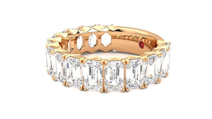Taylor & Hart Everlia Wedding Ring 360 degree image 23