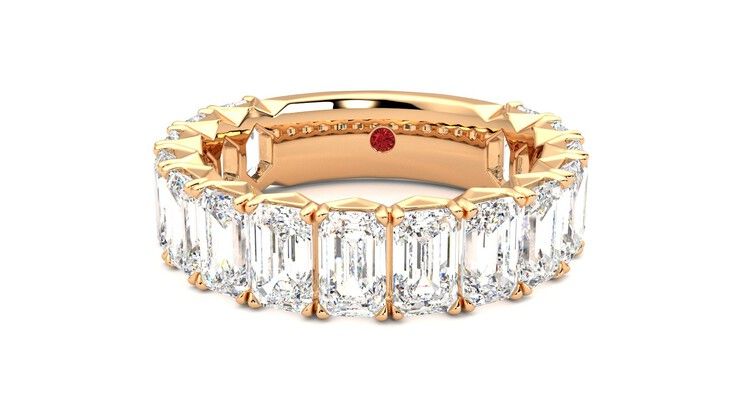 Taylor & Hart Everlia Wedding Ring 360 degree image 28