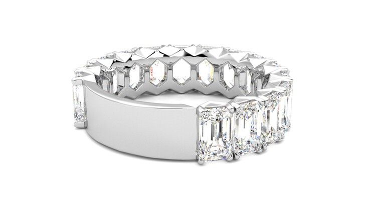 Taylor & Hart Everlia Wedding Ring 360 degree image 13