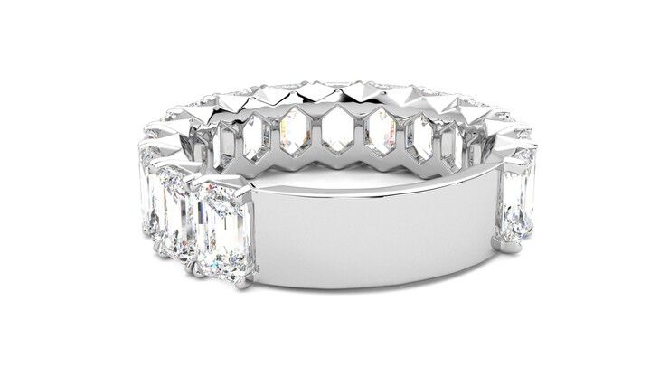 Taylor & Hart Everlia Wedding Ring 360 degree image 16