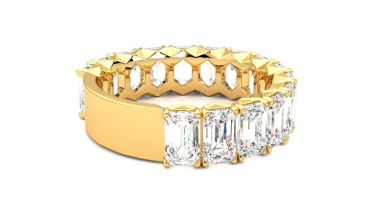 Taylor & Hart Everlia Wedding Ring 360 degree image 12