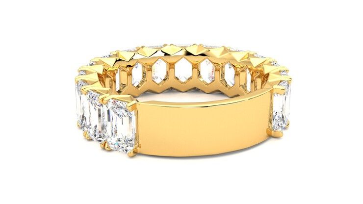 Taylor & Hart Everlia Wedding Ring 360 degree image 16