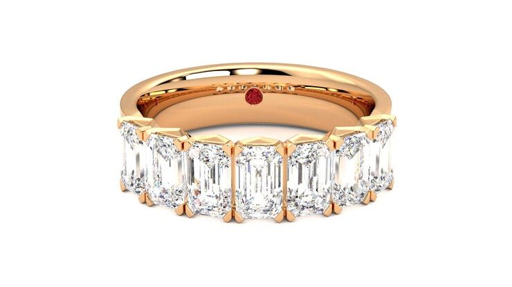 Taylor & Hart Everlia Wedding Ring 360 degree image 1