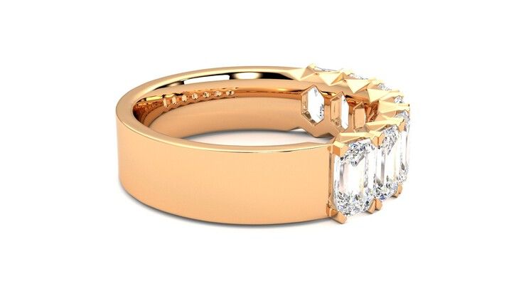 Taylor & Hart Everlia Wedding Ring 360 degree image 10