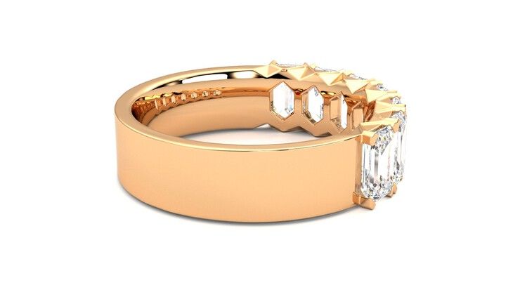 Taylor & Hart Everlia Wedding Ring 360 degree image 11