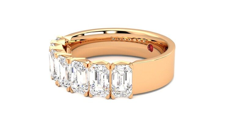 Taylor & Hart Everlia Wedding Ring 360 degree image 23