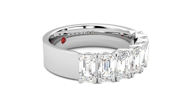 Taylor & Hart Everlia Wedding Ring 360 degree image 7