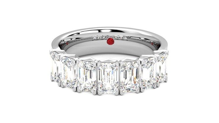 Taylor & Hart Everlia Wedding Ring 360 degree image 29