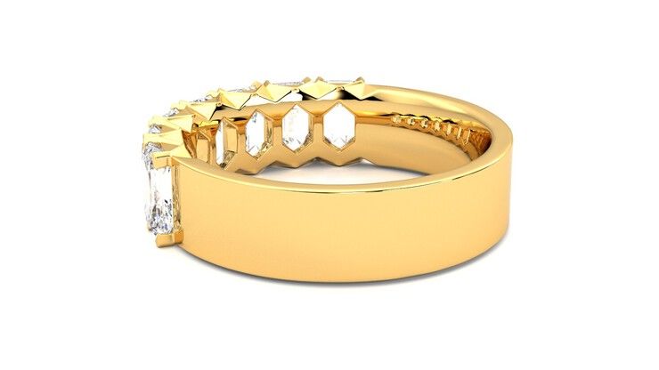 Taylor & Hart Everlia Wedding Ring 360 degree image 18