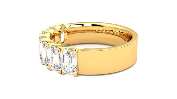 Taylor & Hart Everlia Wedding Ring 360 degree image 21