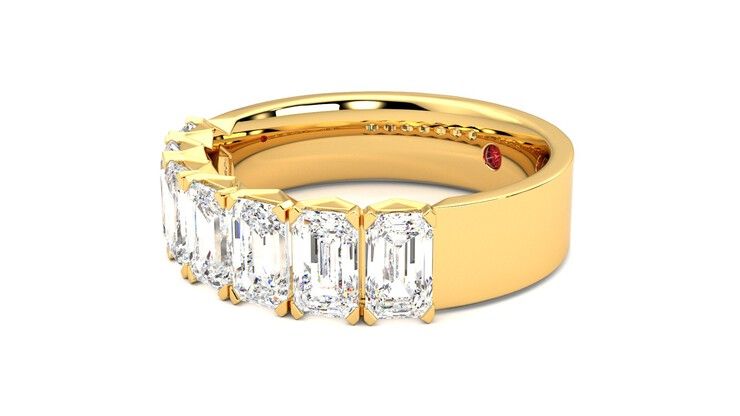 Taylor & Hart Everlia Wedding Ring 360 degree image 23