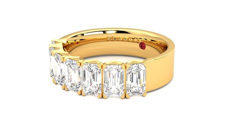 Taylor & Hart Everlia Wedding Ring 360 degree image 24