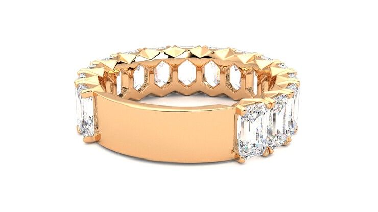 Taylor & Hart Everlia Wedding Ring 360 degree image 14