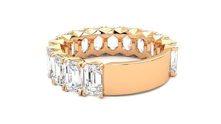Taylor & Hart Everlia Wedding Ring 360 degree image 17