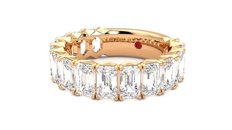 Taylor & Hart Everlia Wedding Ring 360 degree image 25
