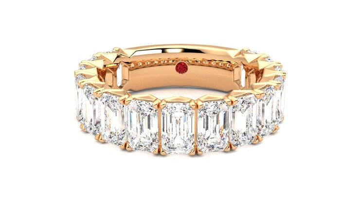 Taylor & Hart Everlia Wedding Ring 360 degree image 29