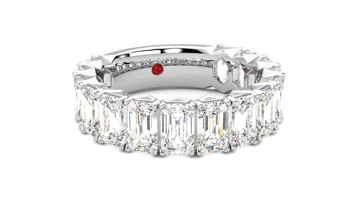 Taylor & Hart Everlia Wedding Ring 360 degree image 4