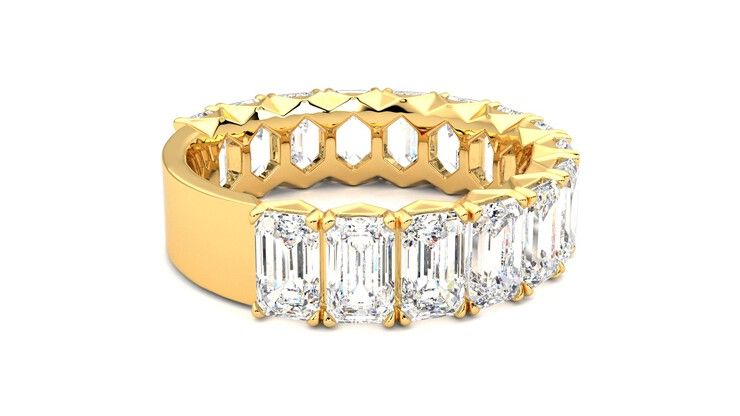 Taylor & Hart Everlia Wedding Ring 360 degree image 11
