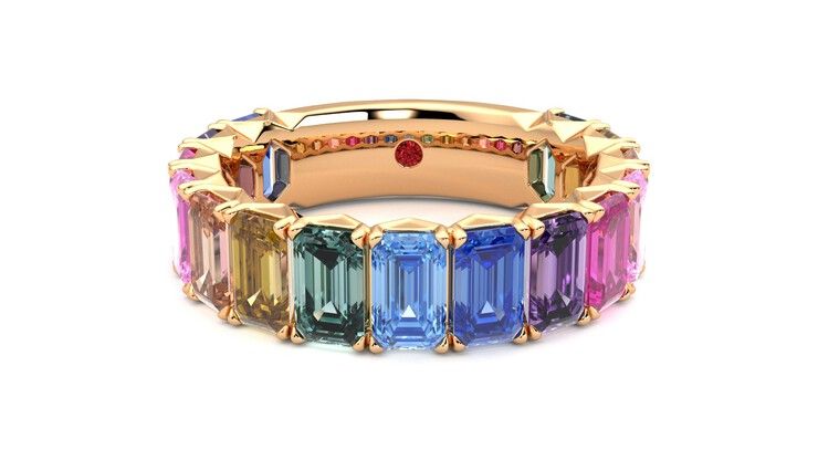 Taylor & Hart Everlia Wedding Ring 360 degree image 0