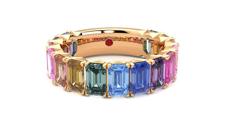 Taylor & Hart Everlia Wedding Ring 360 degree image 2