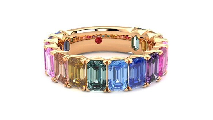 Taylor & Hart Everlia Wedding Ring 360 degree image 3