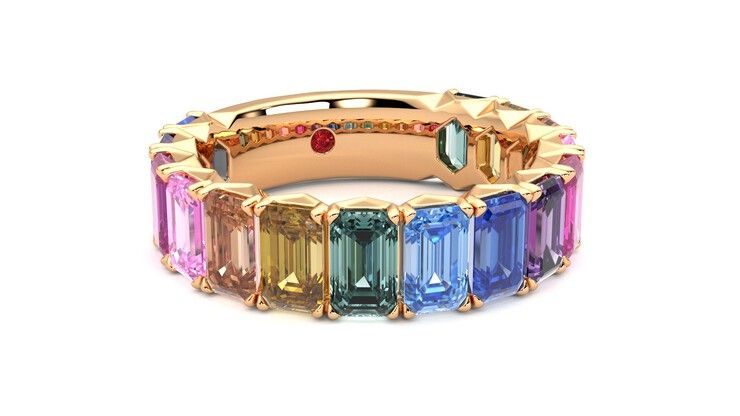 Taylor & Hart Everlia Wedding Ring 360 degree image 4